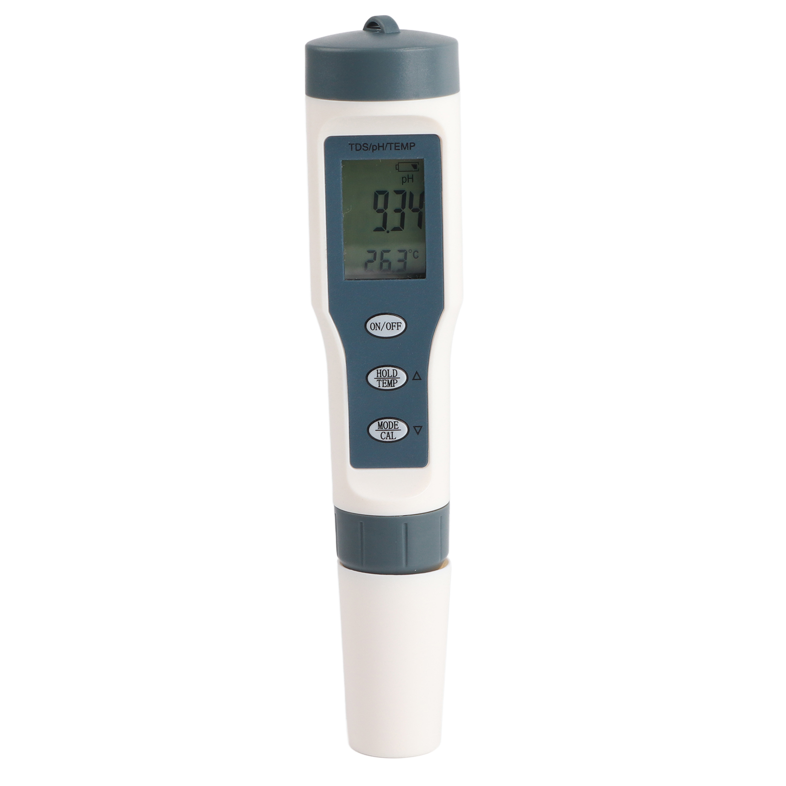 Tragbares 3-in-1-wasserqualitätsmessgerät: Teststift Für Tds, Ph-wert, Temperatur Und Reinheit.