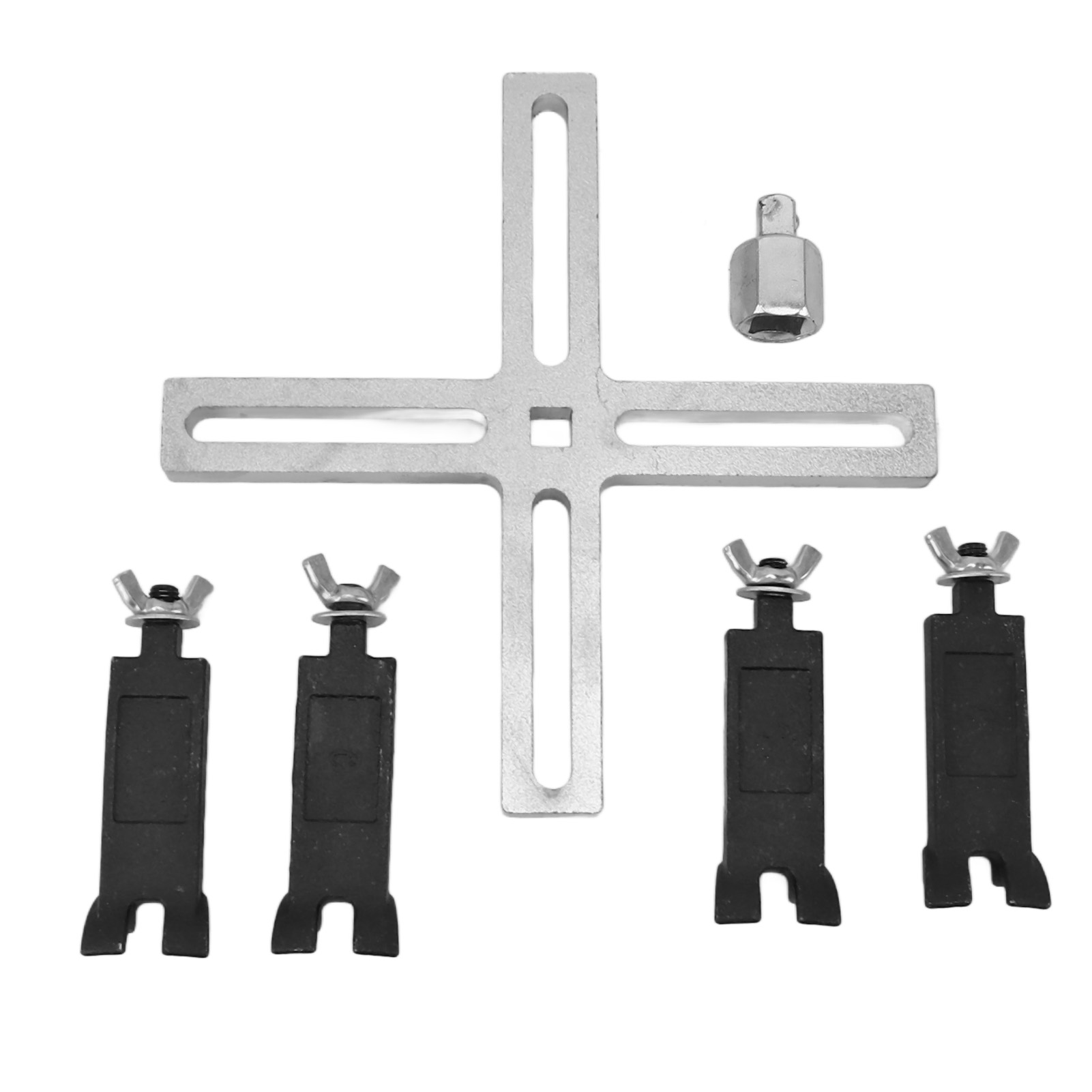 Verstellbares 4-backen-kraftstoffpumpen-ausbauwerkzeug, Kraftstoffpumpen-sicherungsringwerkzeug, Kraftstofftankdeckel-abnehmschlüssel Mit Adapter