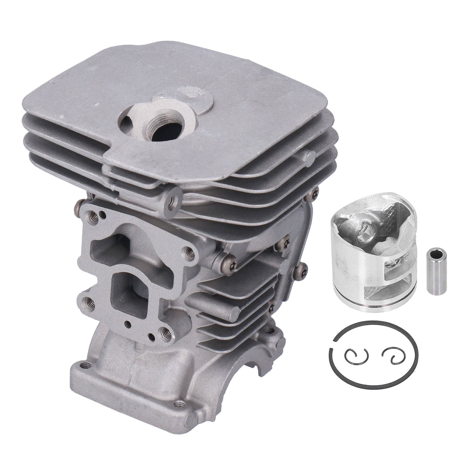 Ersatzteilset Für 47-mm-kettensägenzylinder, Kolben, Luftfilter Und Überdruckventil, Kompatibel Mit Husqvarna 455 Und 460