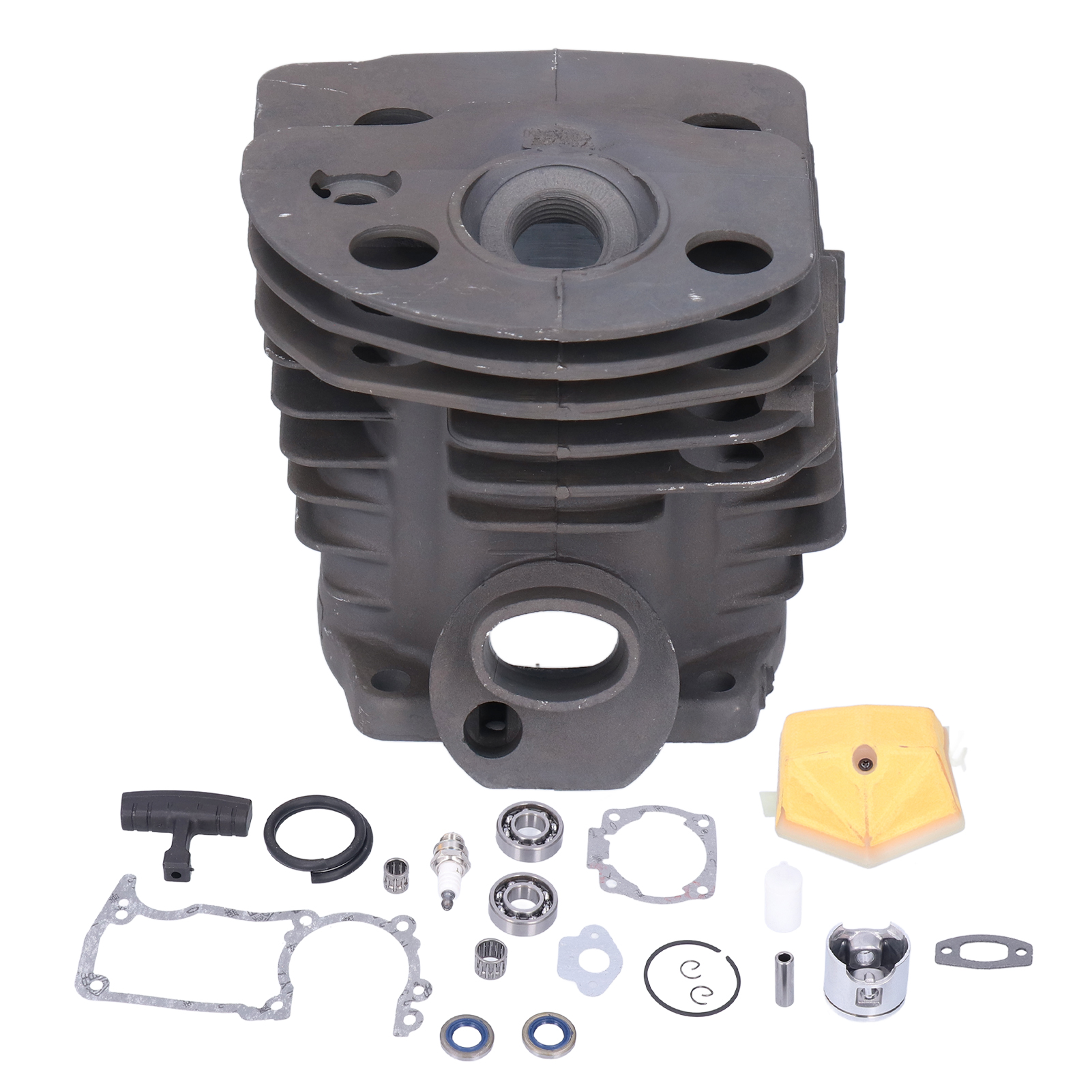 46-mm-zylindersatz, Kolben, Zündkerze Und Kraftstofffilter Für Husqvarna 55 Und 51 Gartenkettensägen.