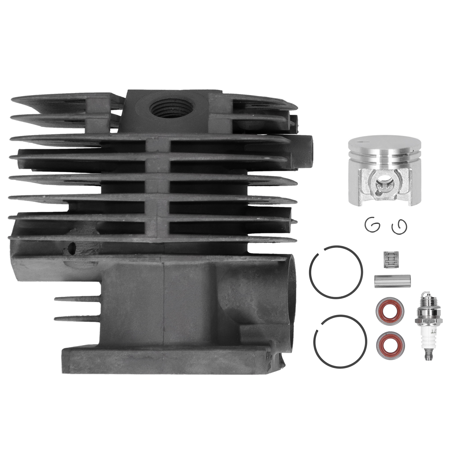 40-mm-kolben- Und Zylinder-öldichtungssatz, Kompatibel Mit Stihl Ft250, Ht250, Fs250, Fs250r, Fs202, Fs120 Und Fs200