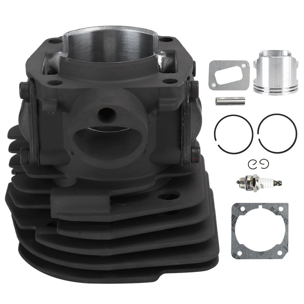 Zubehörset Inklusive Zylinder, Kolben, Zündkerze Und Dichtung, Kompatibel Mit Husqvarna 346xp, 350, 351 Und 353 Kettensägen.
