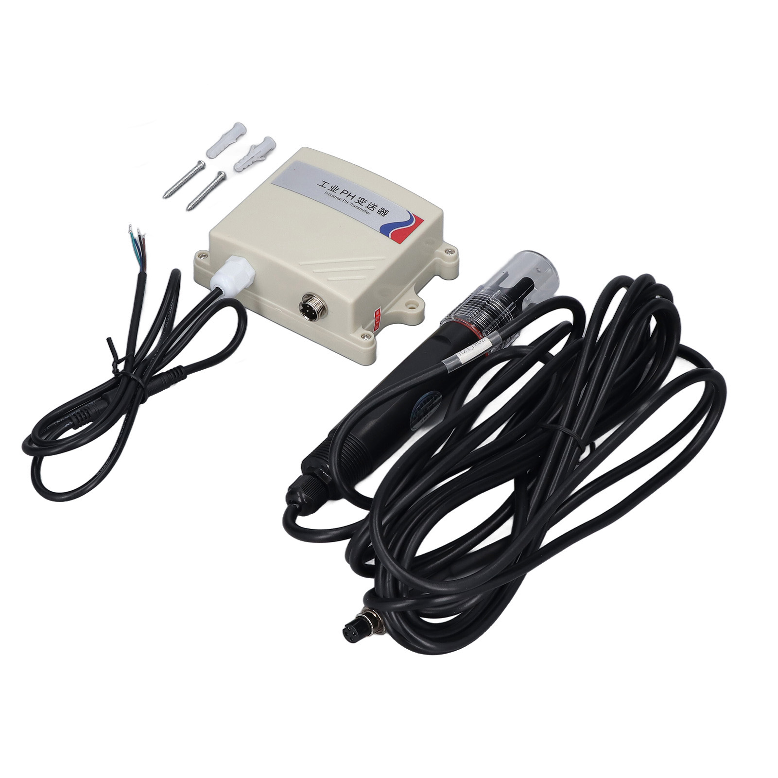 Industrieller Rs485 Dc 10-30v Ph-, Feuchtigkeits- Und Temperatursensor-transmitter Für Die Aquakultur.