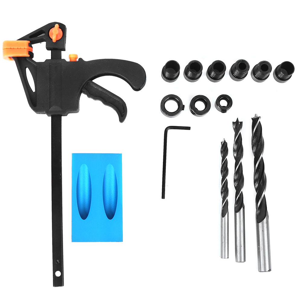 Winkelbohrhilfe Für Holzbearbeitung, 15-grad-winkel, Heimwerker-holzbearbeitungswerkzeugset