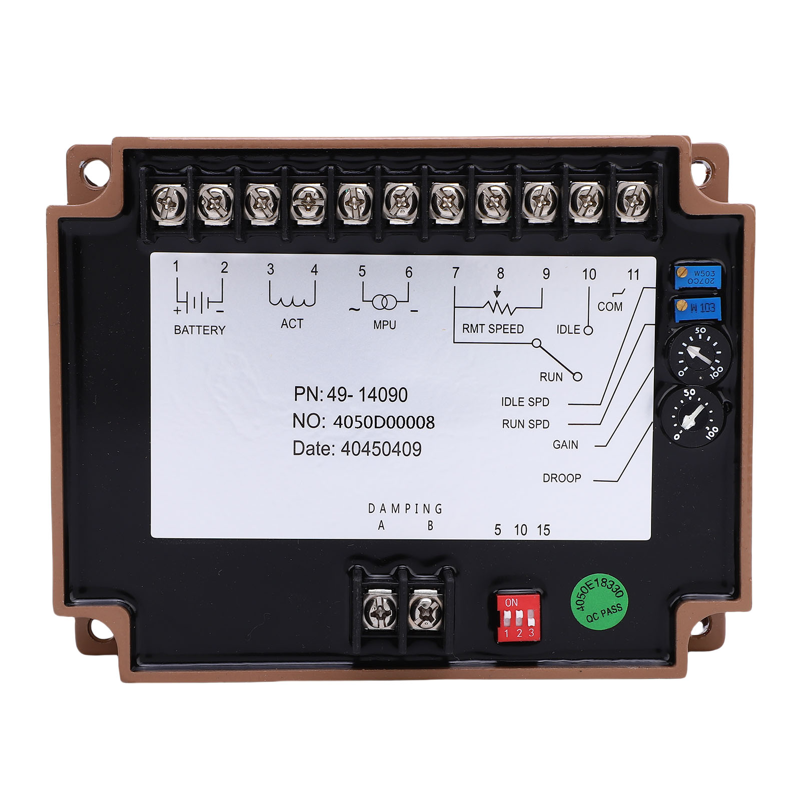 Motordrehzahlregler 4914090, Sanftanlauf-drehzahlregelungsmodul, Elektronischer Generatorregler