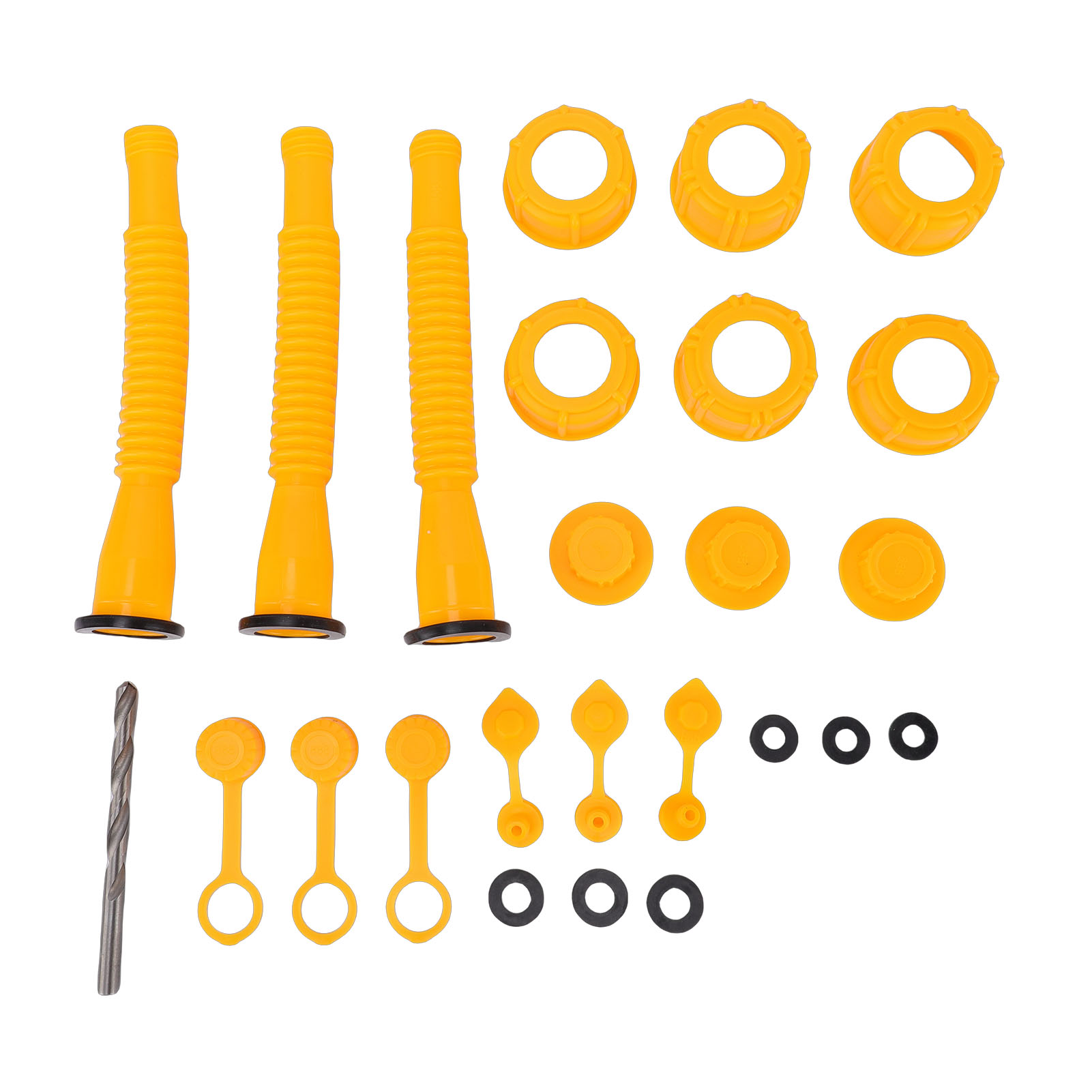 Set Mit 3 Ersatzdüsen Für Benzinkanister, 20 Cm Lange Flexible Ausgießdüse, Kompatibel Mit 1-, 2-, 5- Und 10-gallonen-benzinkanistern.