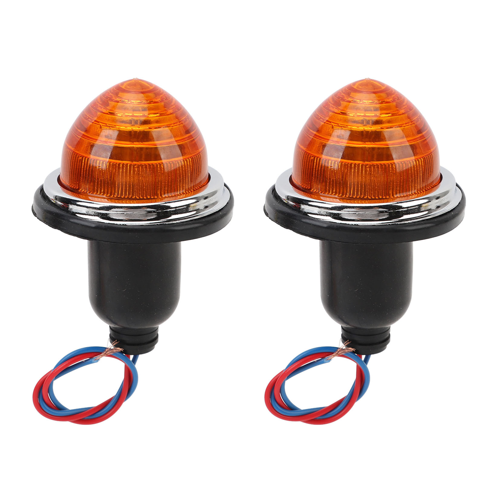 Set Mit 2 Ersatz-rückleuchten Lpb630 Dc12v (72 Mm) Für Mini Classic, Morris Minor Und Traveller, Gelb