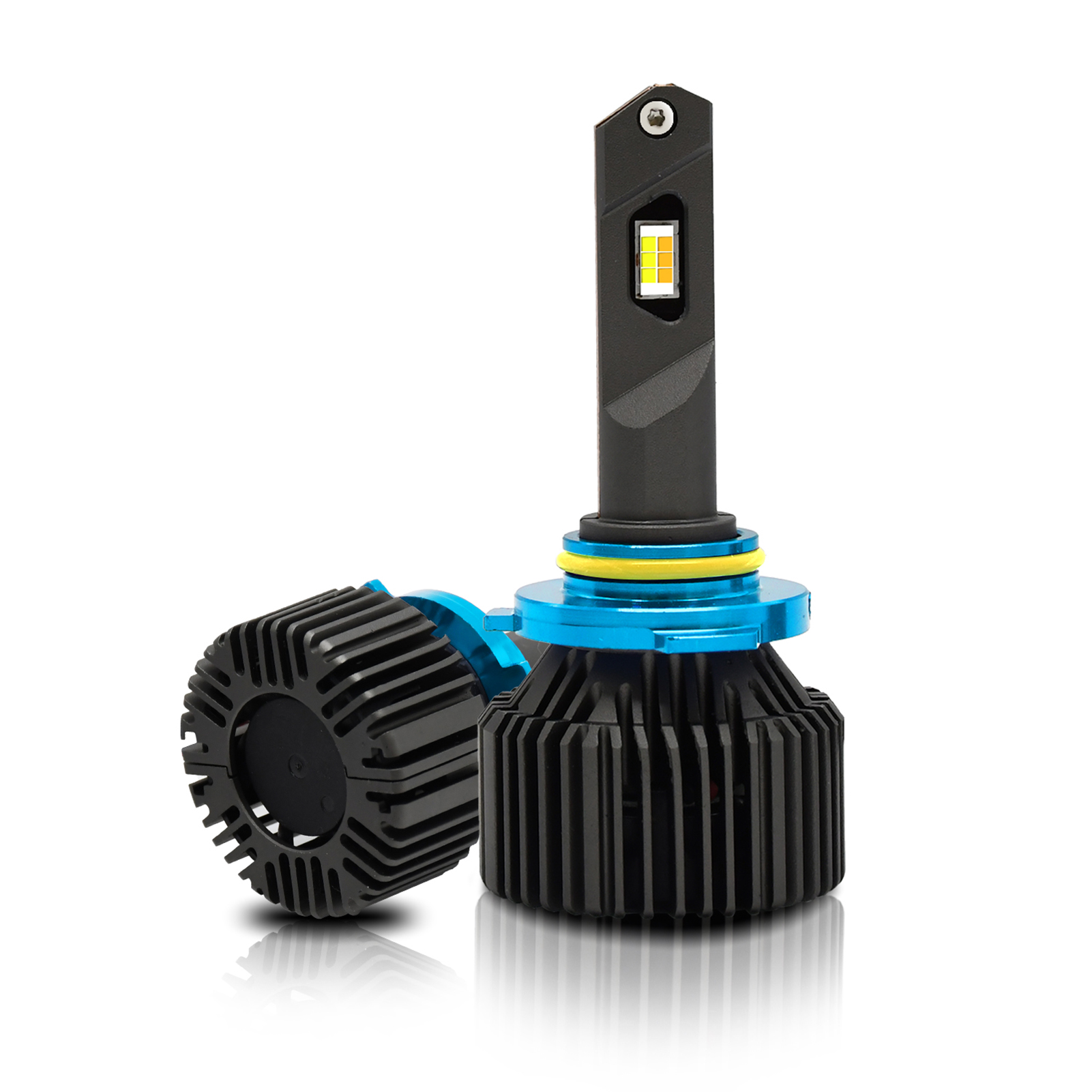 9006/hb4 Ip67 Wasserdichte Led-scheinwerferlampen Für Autos, 3000k/4300k/6000k, 200w, 40.000lm, Leistungsstarke Beleuchtung, 2er-pack