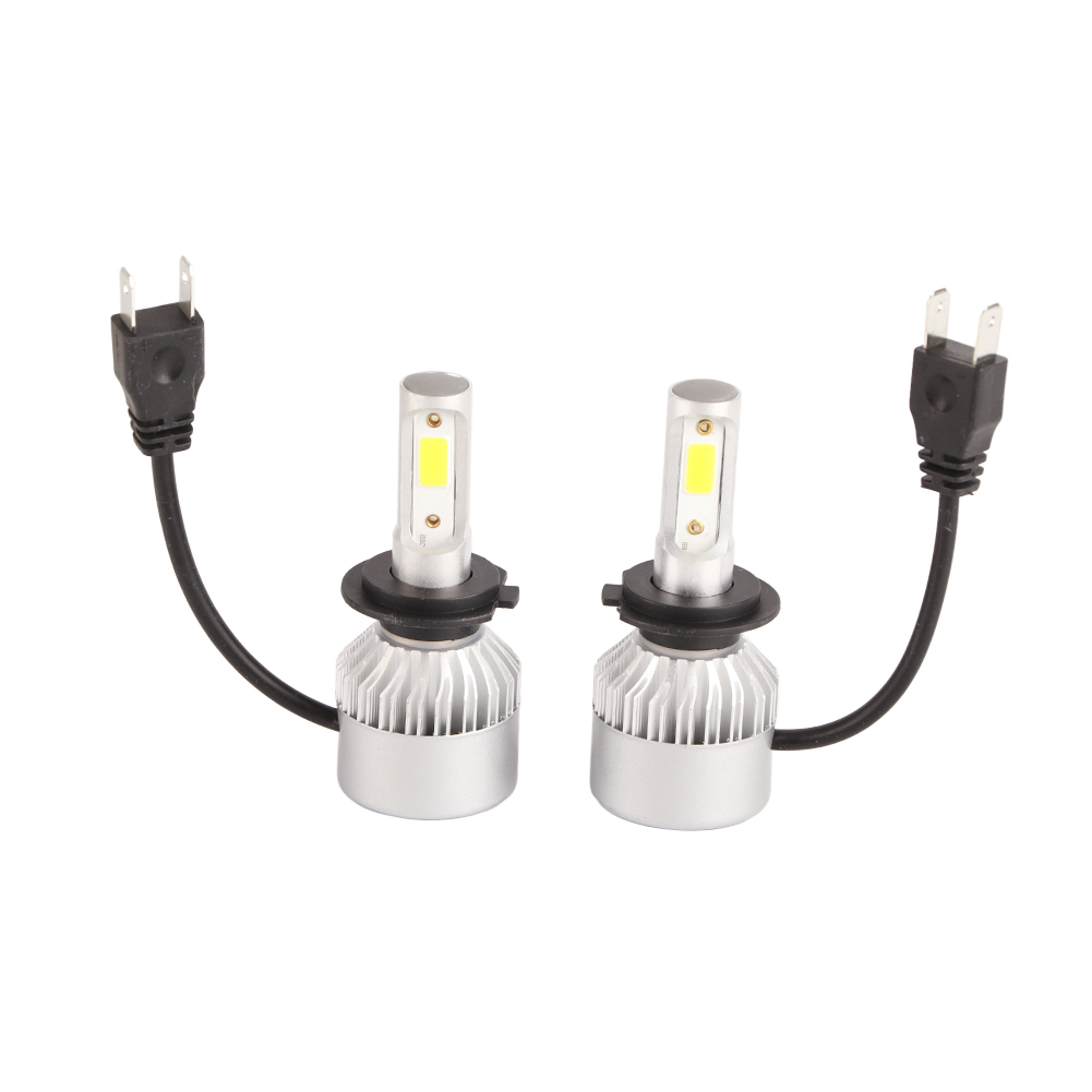 H7 Led-autoscheinwerfer-umrüstsatz (2 Glühbirnen): Superhell, Mit Schneller Wärmeableitung.