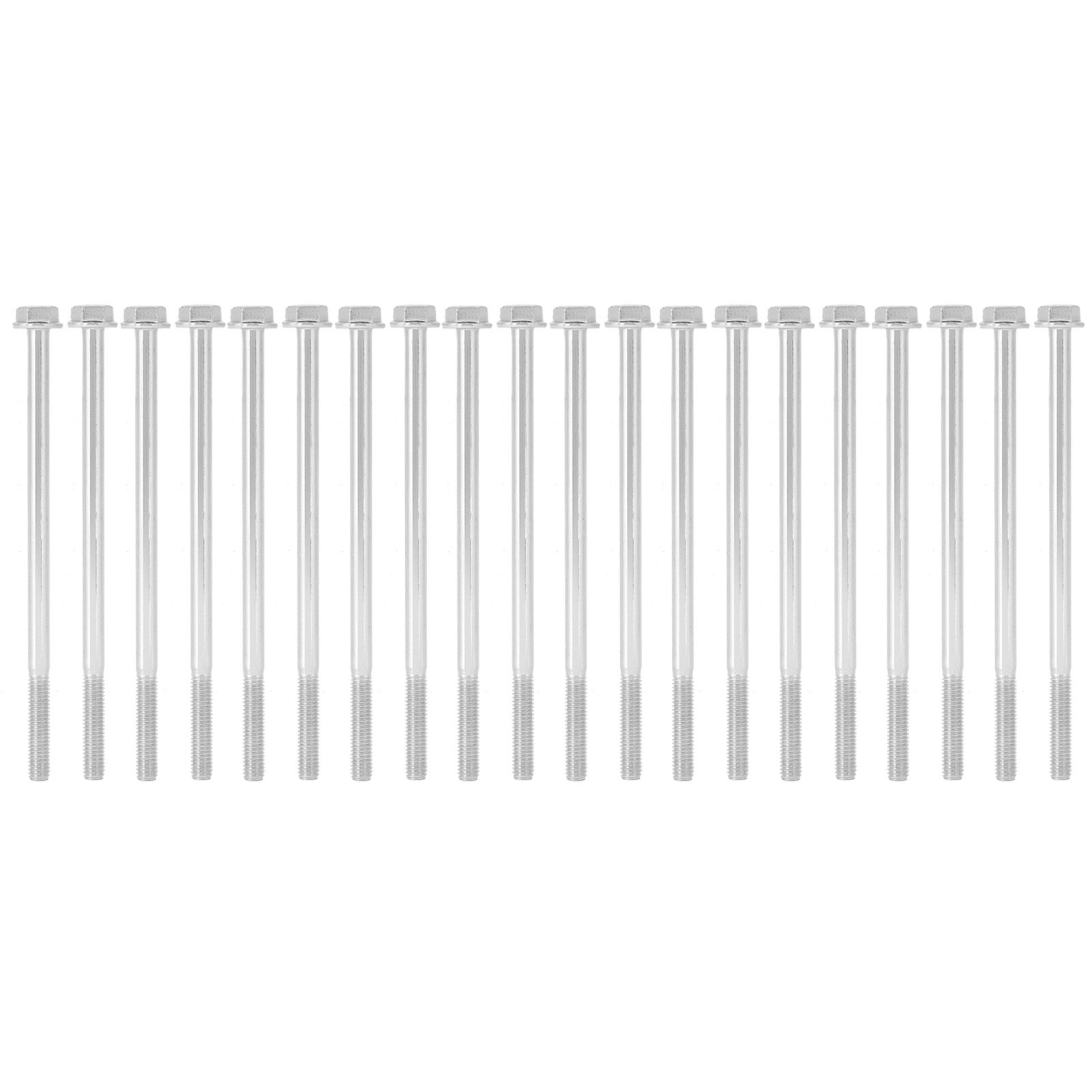Packung Mit 20 M6 X 120 Mm Länglichen Sechskantschrauben Für Motor-, Landwirtschafts- Und Haushaltsanwendungen.