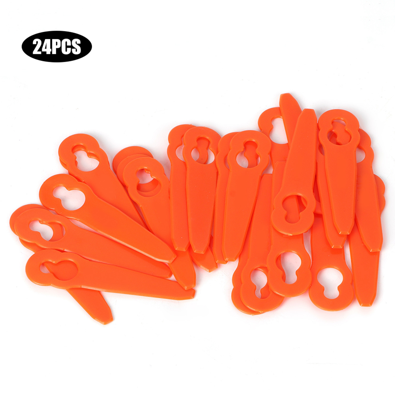 24 Ersatzmesser Aus Kunststoff Für Stihl Polycut 2-2 Rasenmäher Und Freischneider