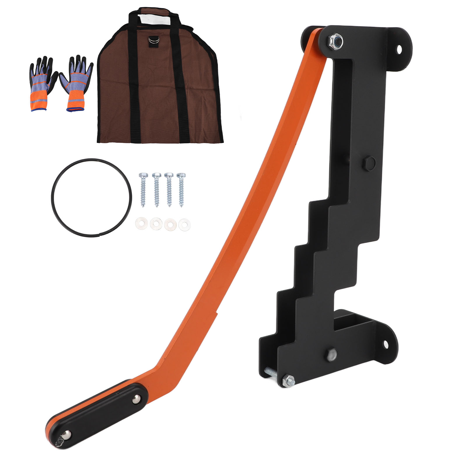 Wandmontierter Holzspalter Aus Robustem Und Einfach Zu Bedienendem Kohlenstoffstahl, Ideal Für Camping, Grillabende Und Picknicks.