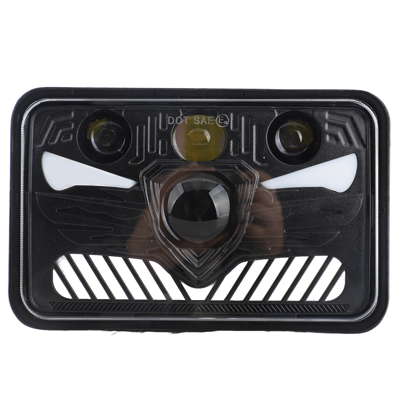 4x6 5-zoll (12,7 Cm) Quadratische Led-scheinwerfer Mit Tagfahrlicht, Blinkern, Abblend-/fernlicht, 4 Beleuchtungsmodi, H4-fassung