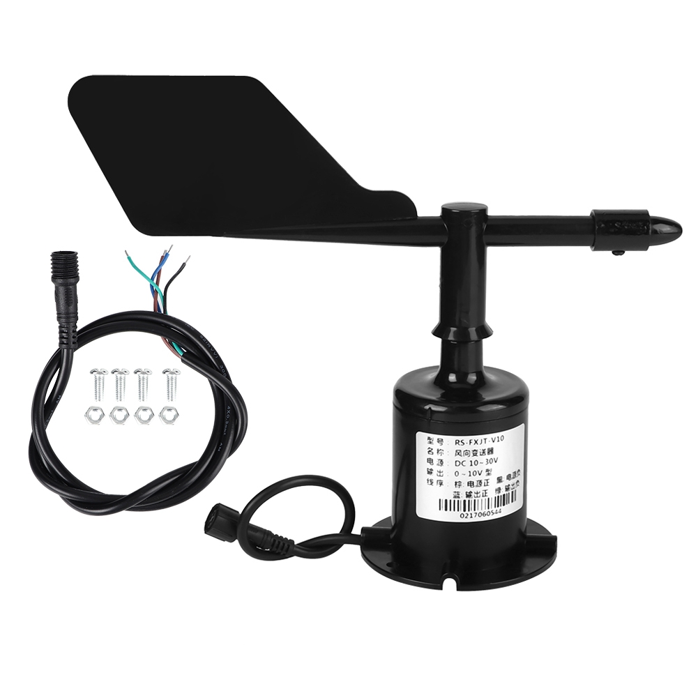 Polycarbonat-anemometer, 0-10v Umgebungssignalausgang, 8 Richtungen
