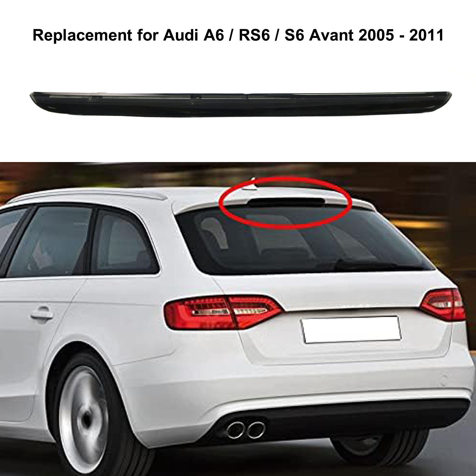 Hochgesetzte Led-rückleuchte, Ersatzteil Für Audi A6 / Rs6 / S6 Avant 2005 - 2011, 4f9 945 097