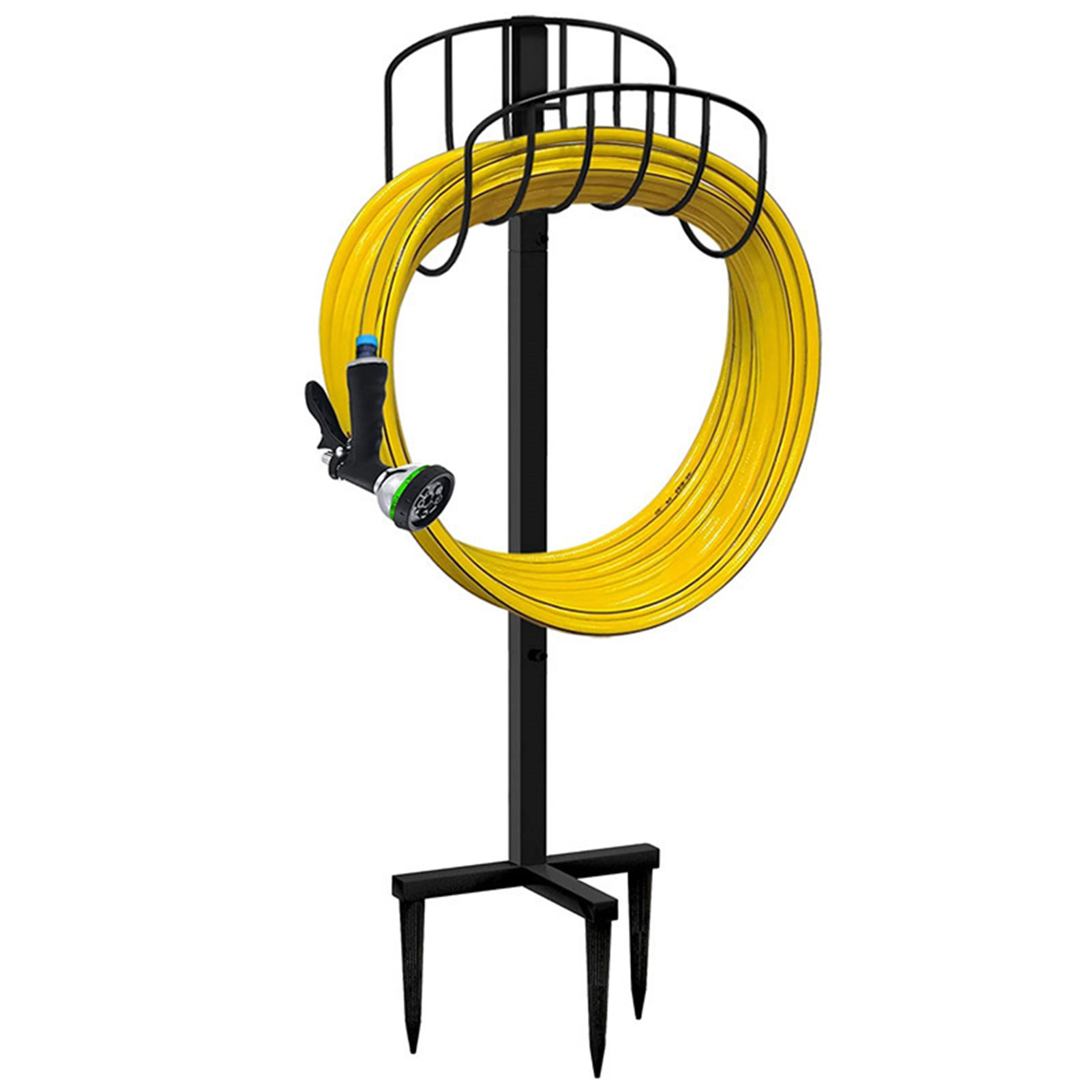Abnehmbarer Metall-gartenschlauchhalter, Vertikaler Ständer Für Gartenschläuche.