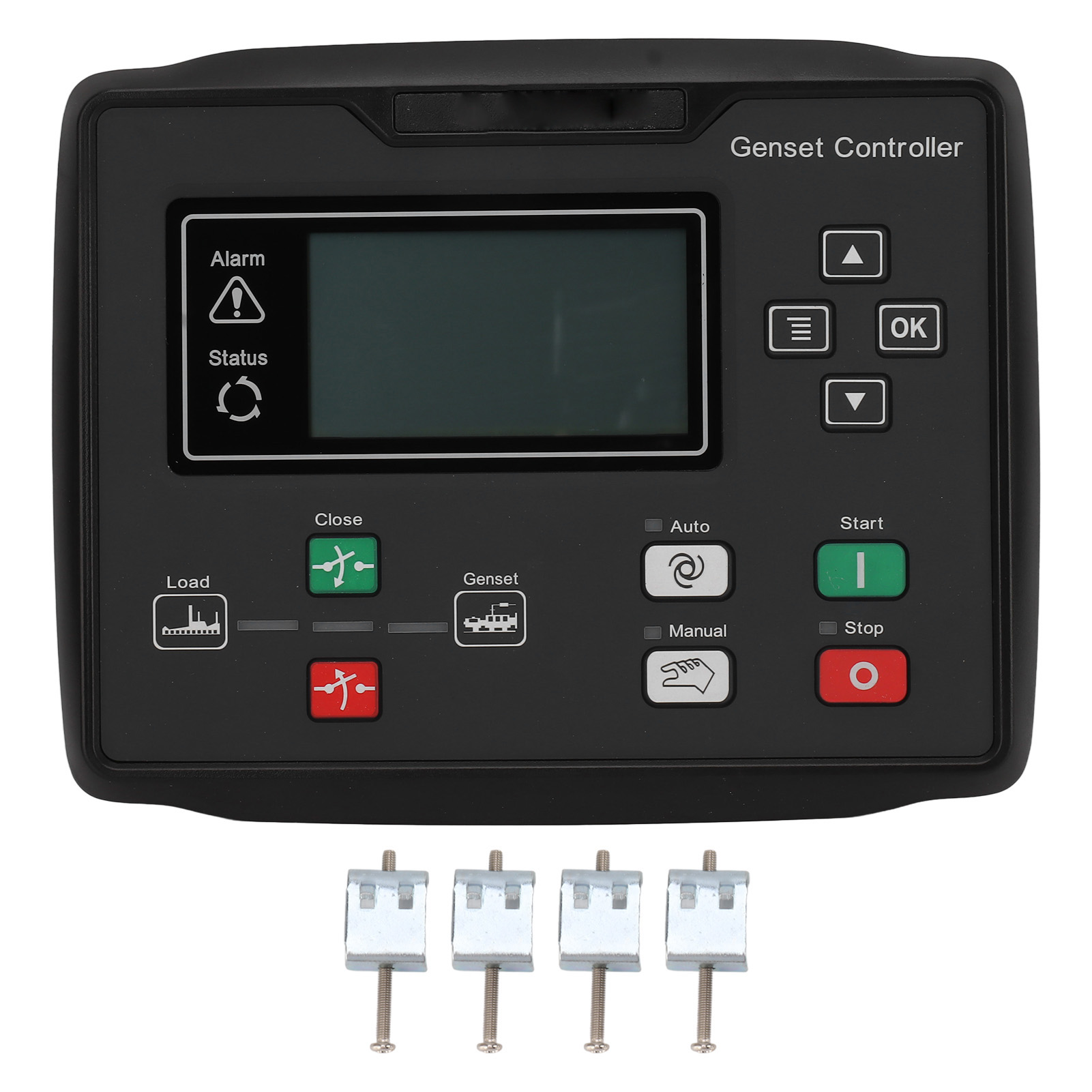 Bedienfeld Für Dieselgenerator Mit Gut Lesbarem Lcd-bildschirm, Wasserdicht Nach Ip65, 8 Bis 35 V Stromversorgung