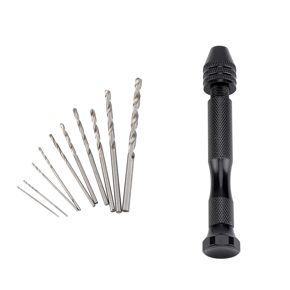 Handbohrer-set Mit Bohrern, Manuelles Rotationsbohrgerät Für Holz Und Kunststoff, Ideal Für Bastel- Und Heimwerkerprojekte 1