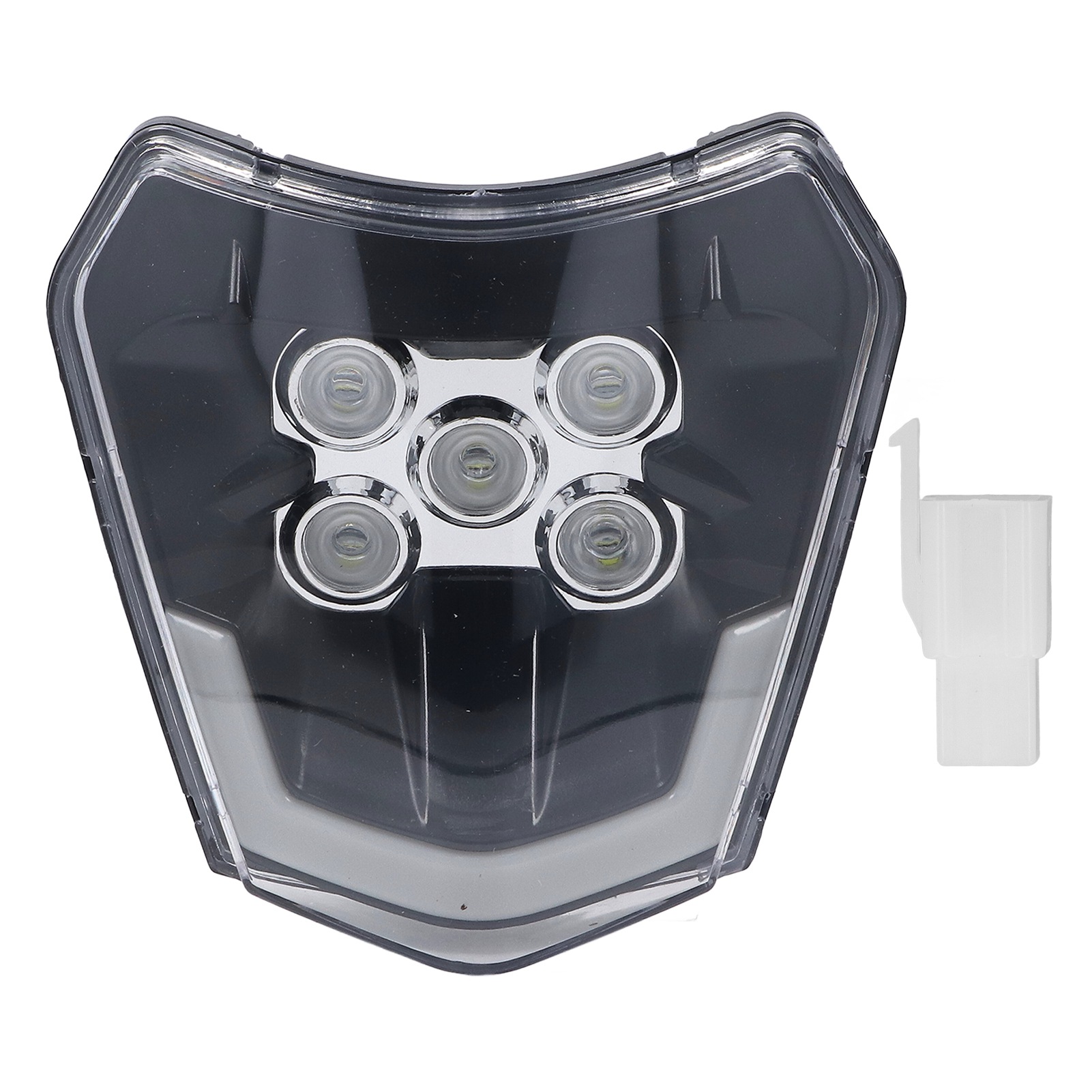 Led-scheinwerfer Für Motorräder, 5 Leds, Leistungsstarke Beleuchtung, Wasserdicht, Stoßfest, Ersatz Für Exc-, Sxf- Und Mx-offroad-motorräder.