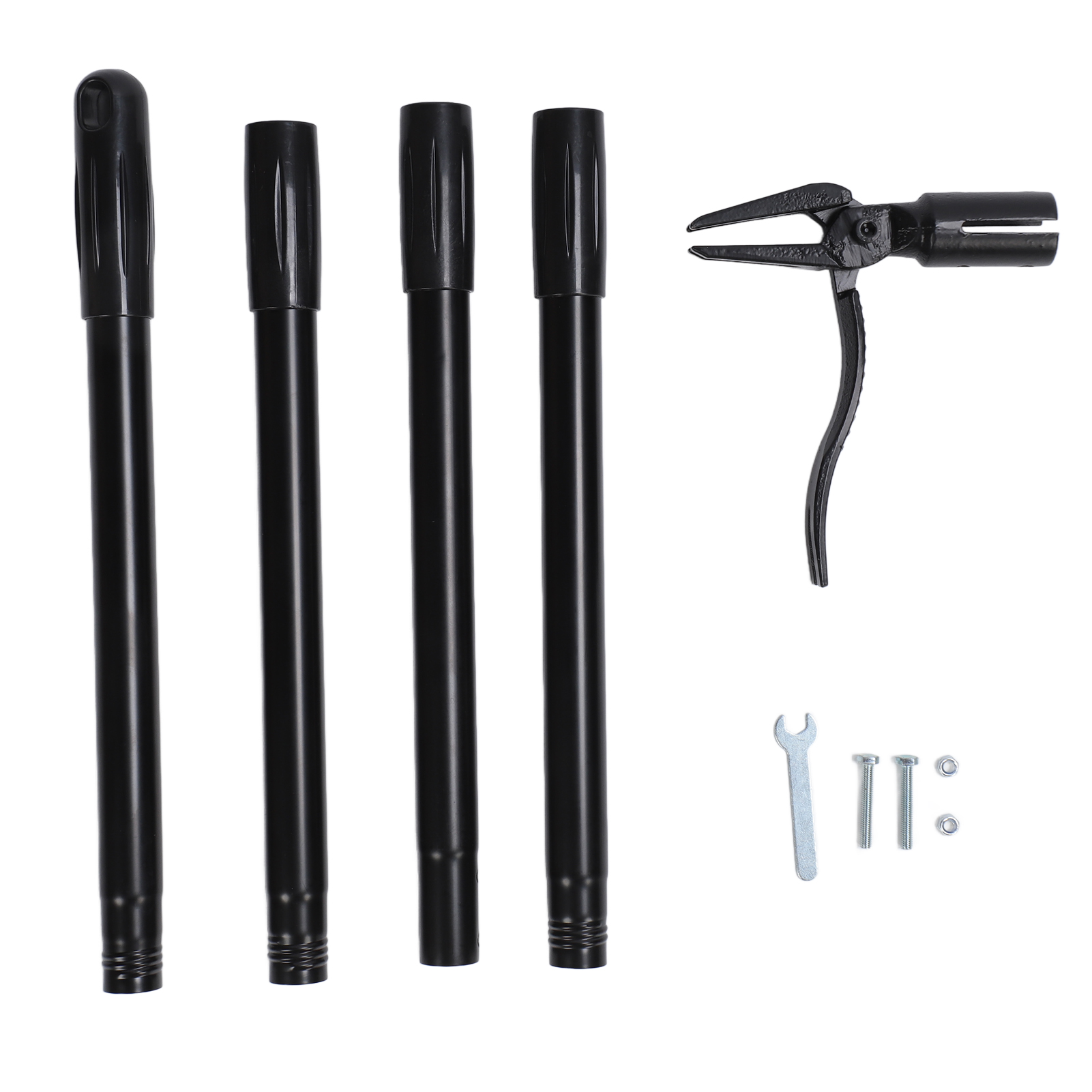 Vertikaler, Manueller Unkrautstecher Mit Langem, Ergonomischem, Verstellbarem Griff, 4 Segmenten, 163 Cm / 64,2 Zoll. Entfernt Unkraut Mühelos.