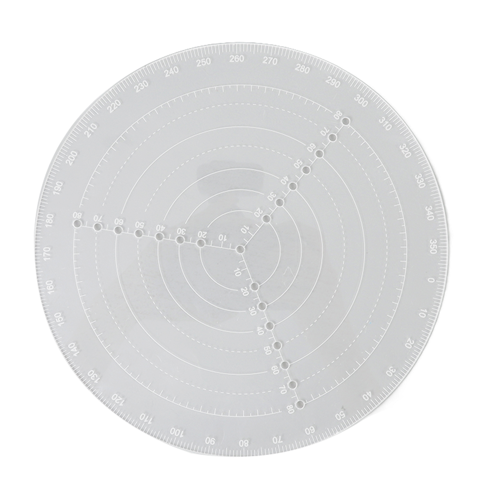 Halbtransparenter Runder Acrylzirkel Zum Zeichnen Und Drechseln