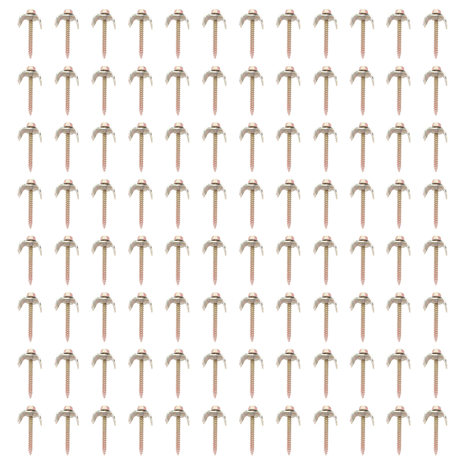 Packung Mit 100 Kompakten Und Einfach Zu Installierenden 4,9 Cm Zaunnägeln Für Stahldrahtzäune, Gärten Und Landwirtschaftliche Betriebe.