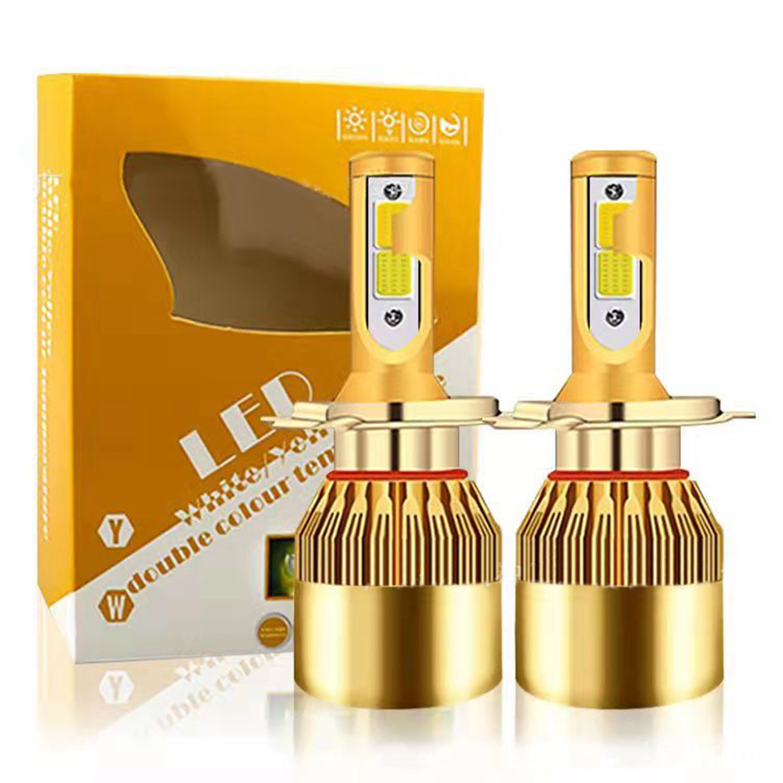 H4/h13 Led-lampe Für Scheinwerfer, Hohe Helligkeit, Schnelle Zündung, Umrüstsatz Für Projektorlinse