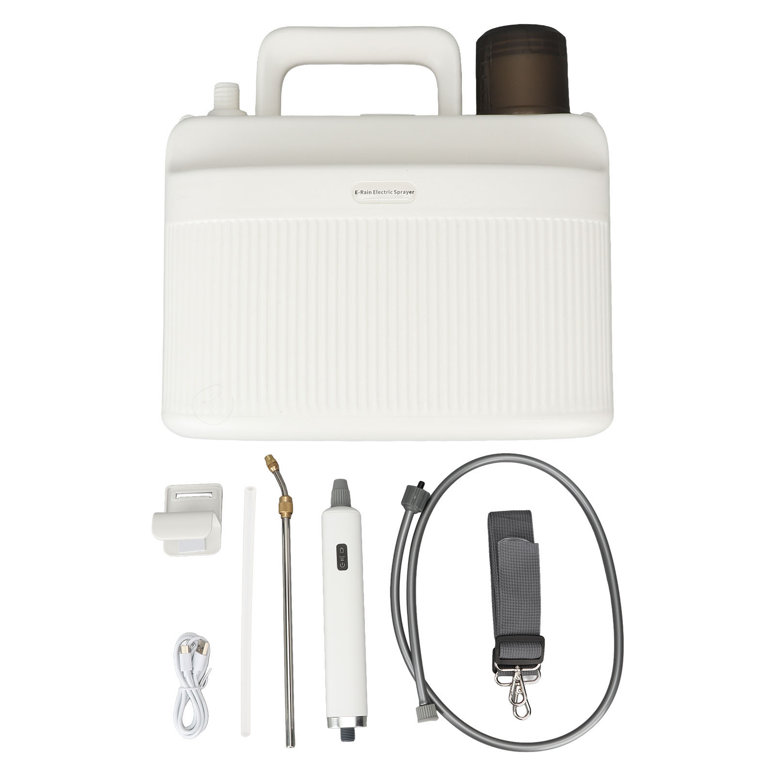 Wiederaufladbares Rückensprühgerät Mit 2200 Mah, Tragbares Elektrisches Sprühgerät Für Garten, Rasen, Unkraut Und Pflanzen