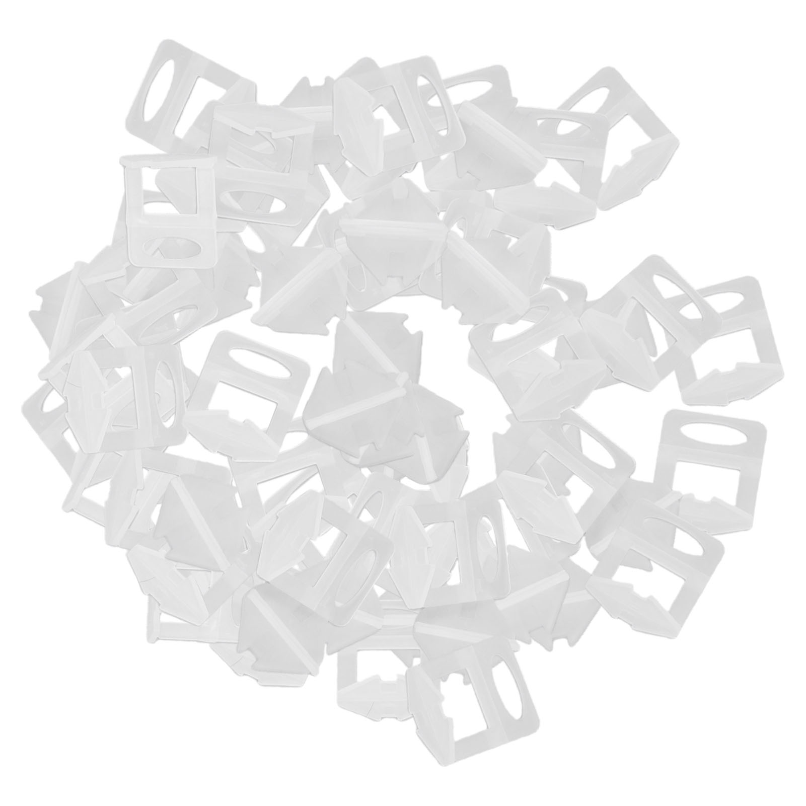 Wiederverwendbares Nivellierclip-set Für 2,0 Mm Fliesen, Boden- Und Wandabstandshalter, Fliesenverlegewerkzeug (400 Teile)