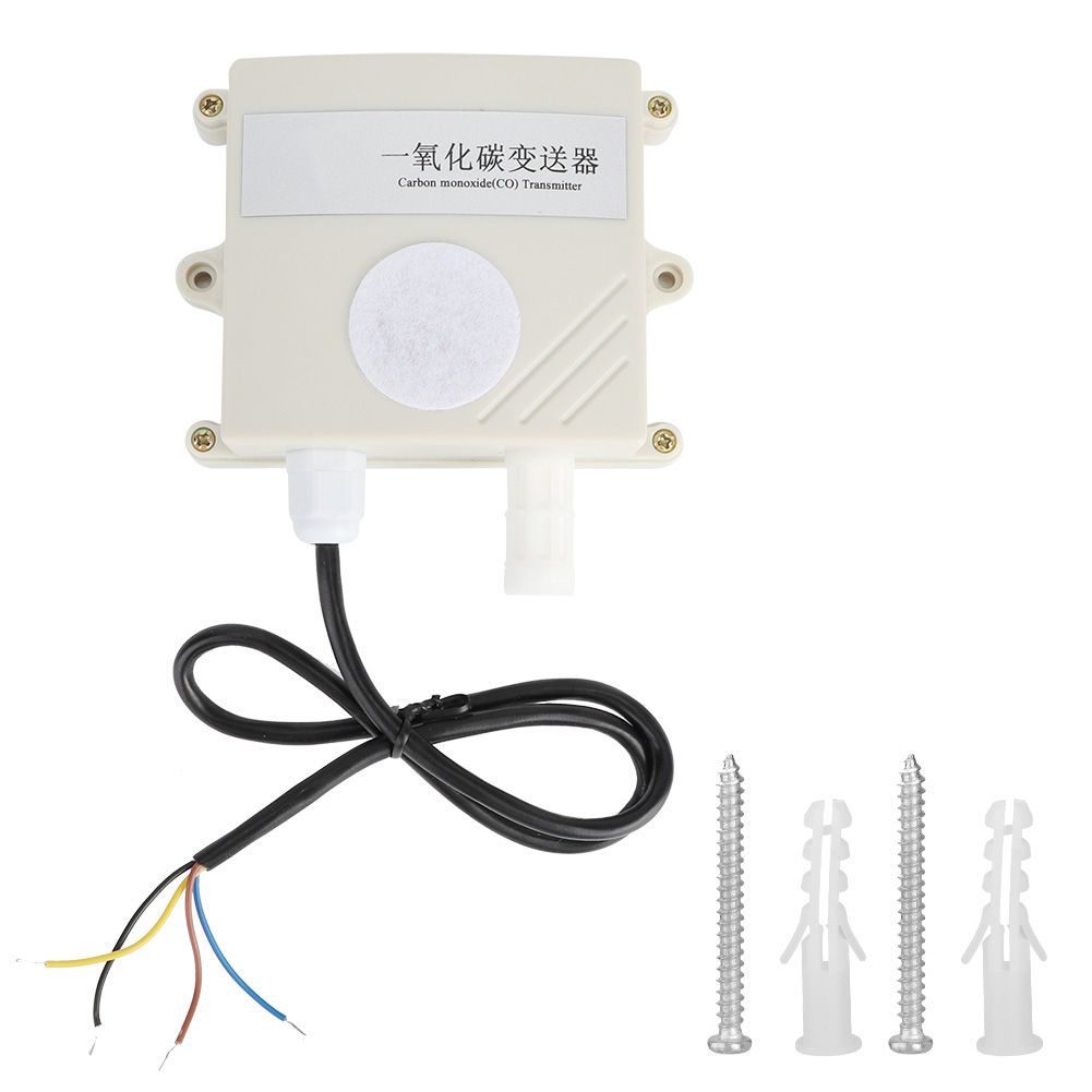 Wandmontierter Kohlenmonoxid-transmitter, Co-gasdetektor Mit Temperatur- Und Feuchtigkeitssensor 485