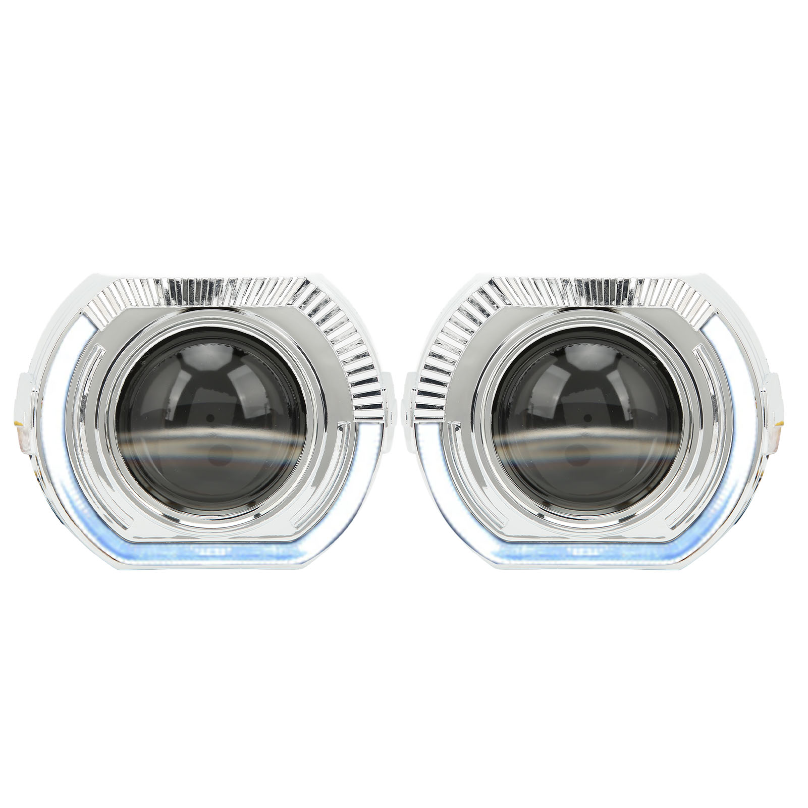7,6 Cm (3 Zoll) Led-doppellinsenscheinwerfer, 9–24 V, 5500 K, Klare Sicht, Universell Passend Für Fahrzeuge, H1, H4, H7, Hb3, Hb4, D1, Weißes Licht