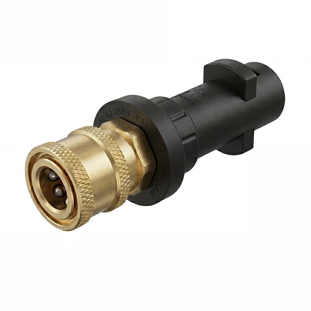Adapter Für Kärcher Hochdruckreiniger Der Serien K2 Bis K7 Kompatibel Mit Schaumkanonen, Rotationsdüsen Und Standard-1/4"-zubehör