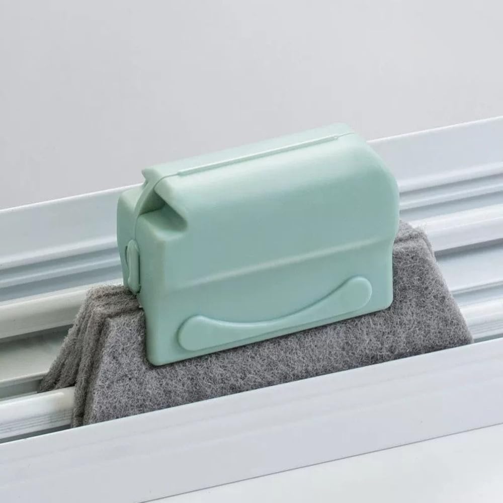Fensterputzbürste Zum Reinigen Von Ecken Und Ritzen In Ihrem Zuhause, Mittlere Härte - Blau.