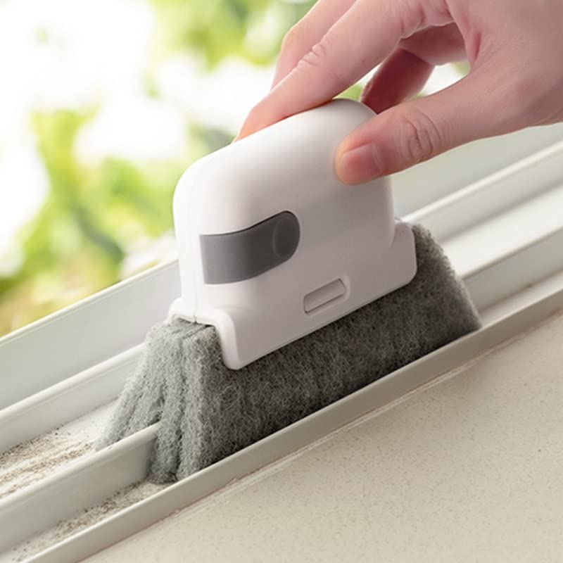2-in-1-reinigungsbürste Für Fugen – Mit Griff, Grau