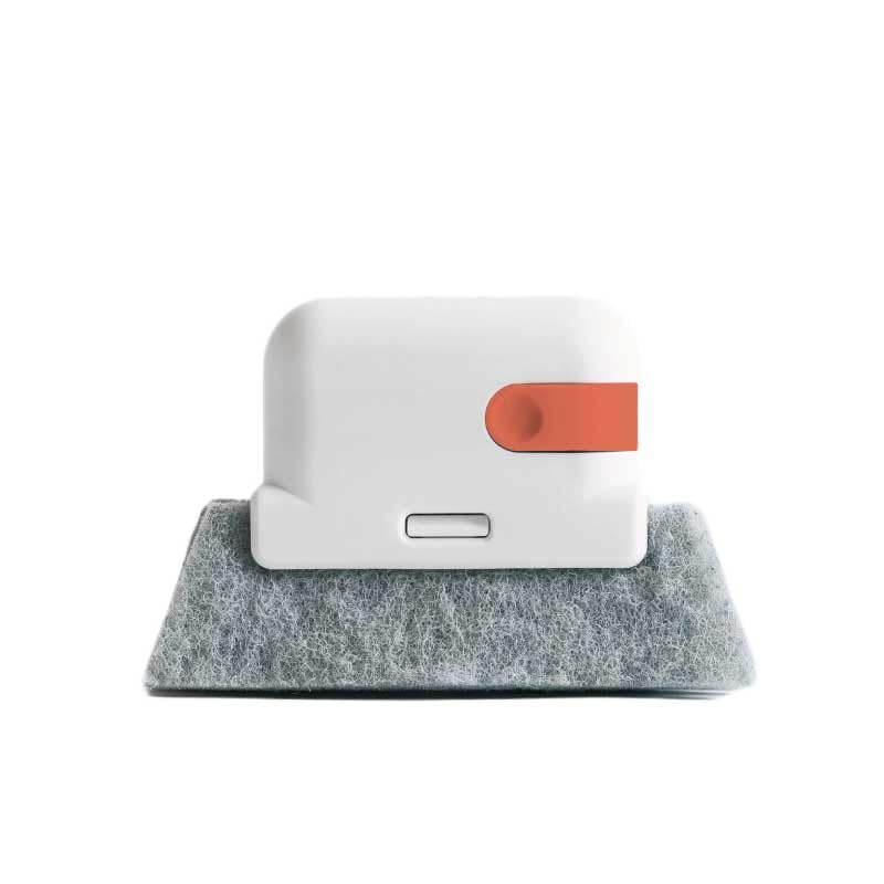 2-in-1-reinigungsbürste Für Fugen – Mit Griff, Orange
