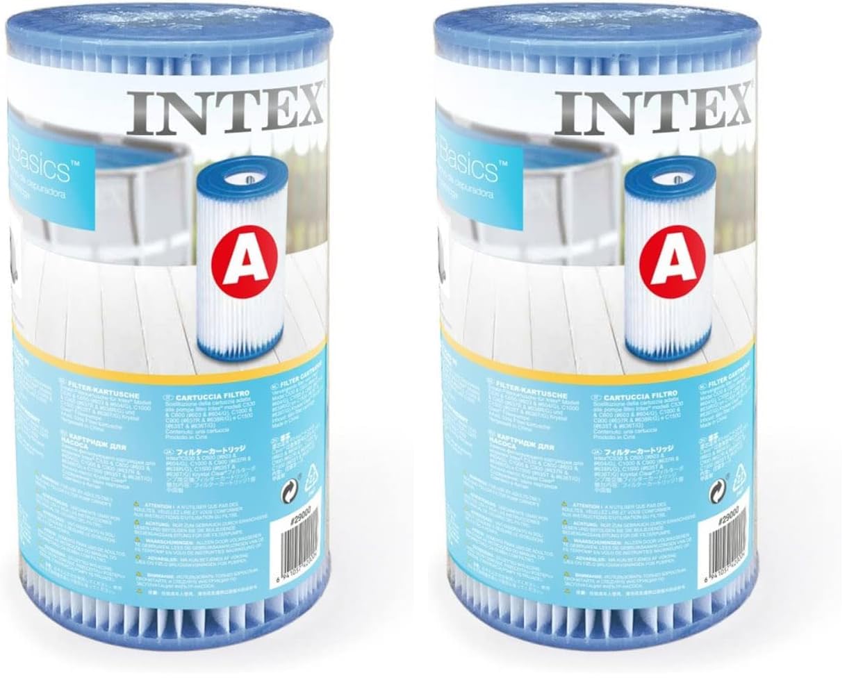 Kompatibel Mit Intex Poolfilterkartuschen – Ersatzkartuschen Modell 29000 Für Filterpumpen (2er-pack)