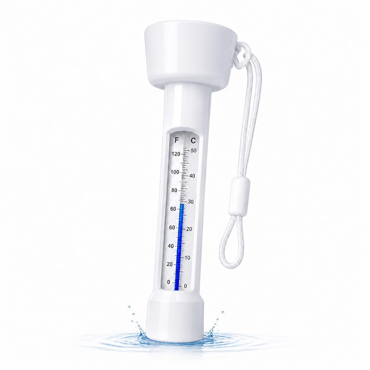 Schwimmendes Poolthermometer – Genaue Messung (standard)