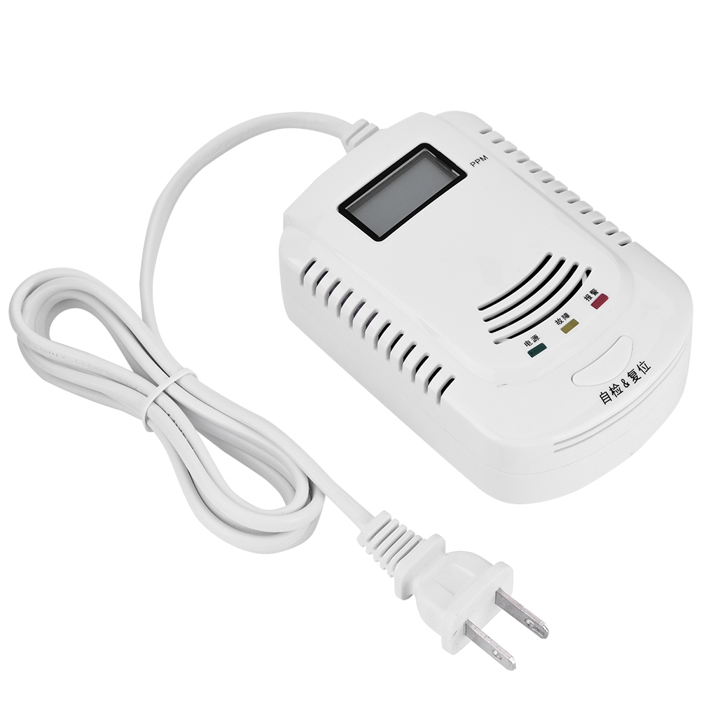 Brennbare Gase Detektor Mit Sprachalarm Und Led-anzeige, Brennbare Gaslecksensor