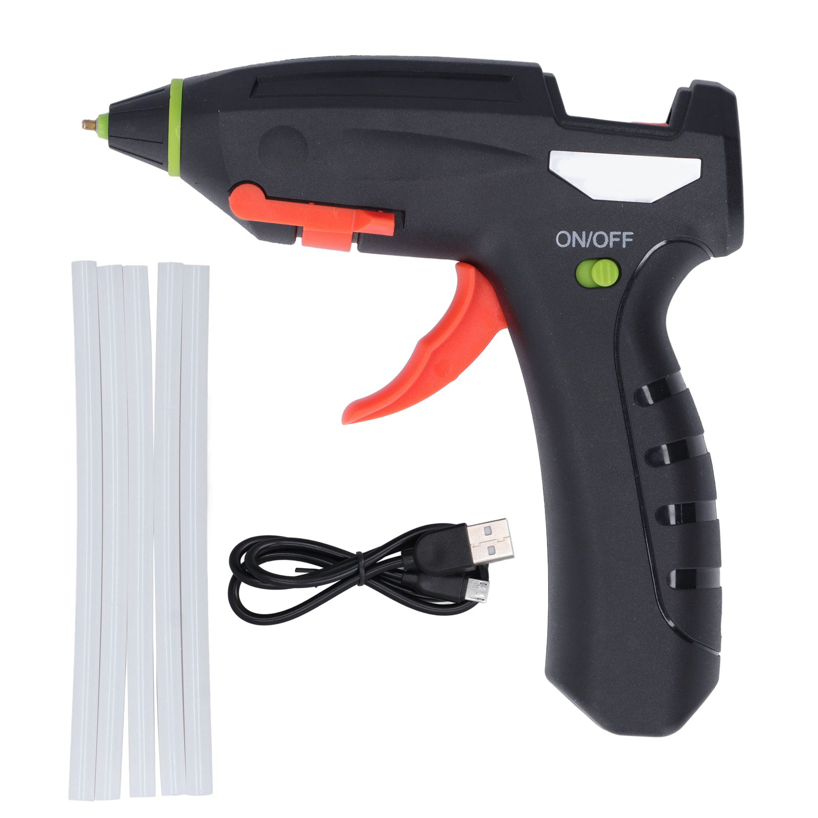 Mini-akku-heißklebepistole Mit Usb-anschluss, Heißklebe-set Mit 5 Klebesticks, 3,7 V Diy-werkzeug