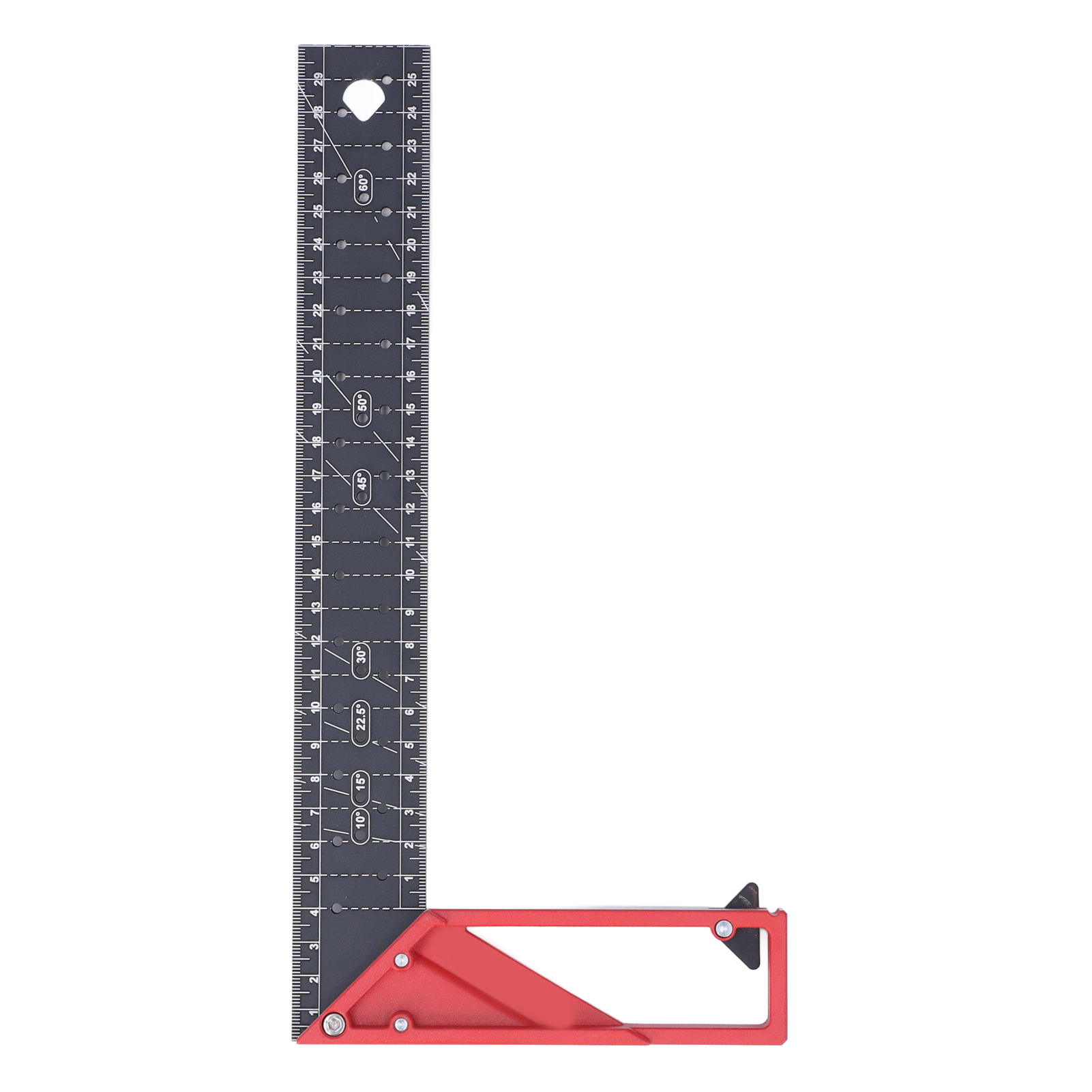 Rechtwinkliger Messschieber Für Die Holzbearbeitung, 30°, 45°, 90°, Einstellbare Dicke Bis Zu 3 Mm, Hohe Präzision, Universell Für Messungen Bis Zu 30 Cm / 11,81 Zoll.