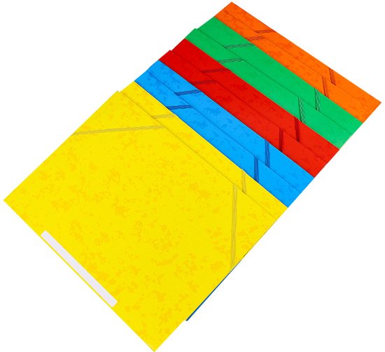 10er-packung – Kartonmappen – Klappdeckel – A4-format – Flexibler Verschluss