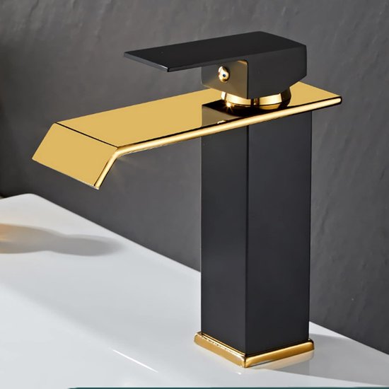Waschtischarmatur Schwarzgold