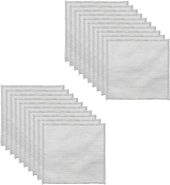 Multifunktionale Geschirrtücher 20 X 20 Cm – 20 Stück Wiederverwendbare Reinigungstücher Für Küche Und Haushalt