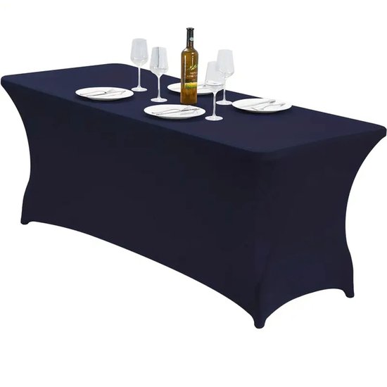 Einteilige, Waschbare Und Knitterfreie, Aufrollbare Rechteckige Terrassentischabdeckung, Für Veranstaltungen, Hochzeiten, Bankette Und Partys [18