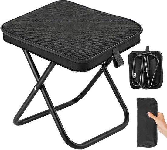 Klappbarer Campingstuhl Tragbarer Klapphocker Mit Aufbewahrungstasche Campingstuhl Klappstuhl Angelstuhl Fußstütze Für Erwachsene, Angeln, Wander