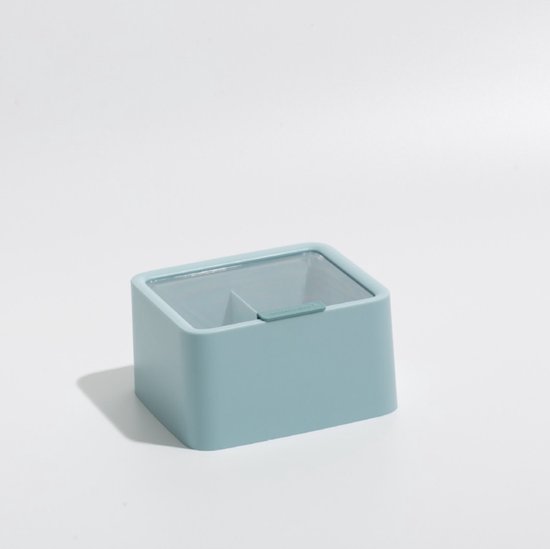 Aufbewahrungsbox Für Wattepads Mit Deckel, Schreibtisch Organizer Für Kosmetikpads, Wasser Und Staubdicht, Für Bad Und Haushalt