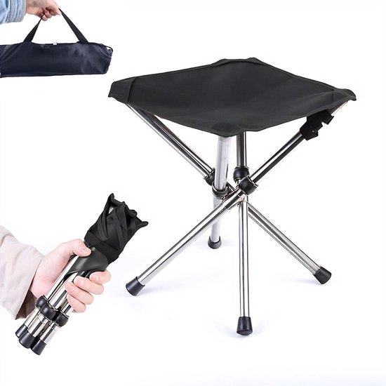 Klapphocker Angelstuhl Tragbar Leichter Klapphocker Campingstuhl Klappbarer Outdoor Hocker Outdoor Hocker, Für Camping, Outdoor Aktivitäten, Konz