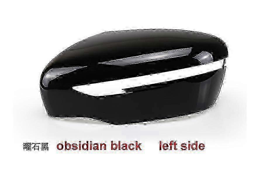 Accessoires Auto Pour Nissan X-trail / Qashqai 2014-2021 : Coque De Rétroviseur Extérieur Gauche Peinte En Noir.