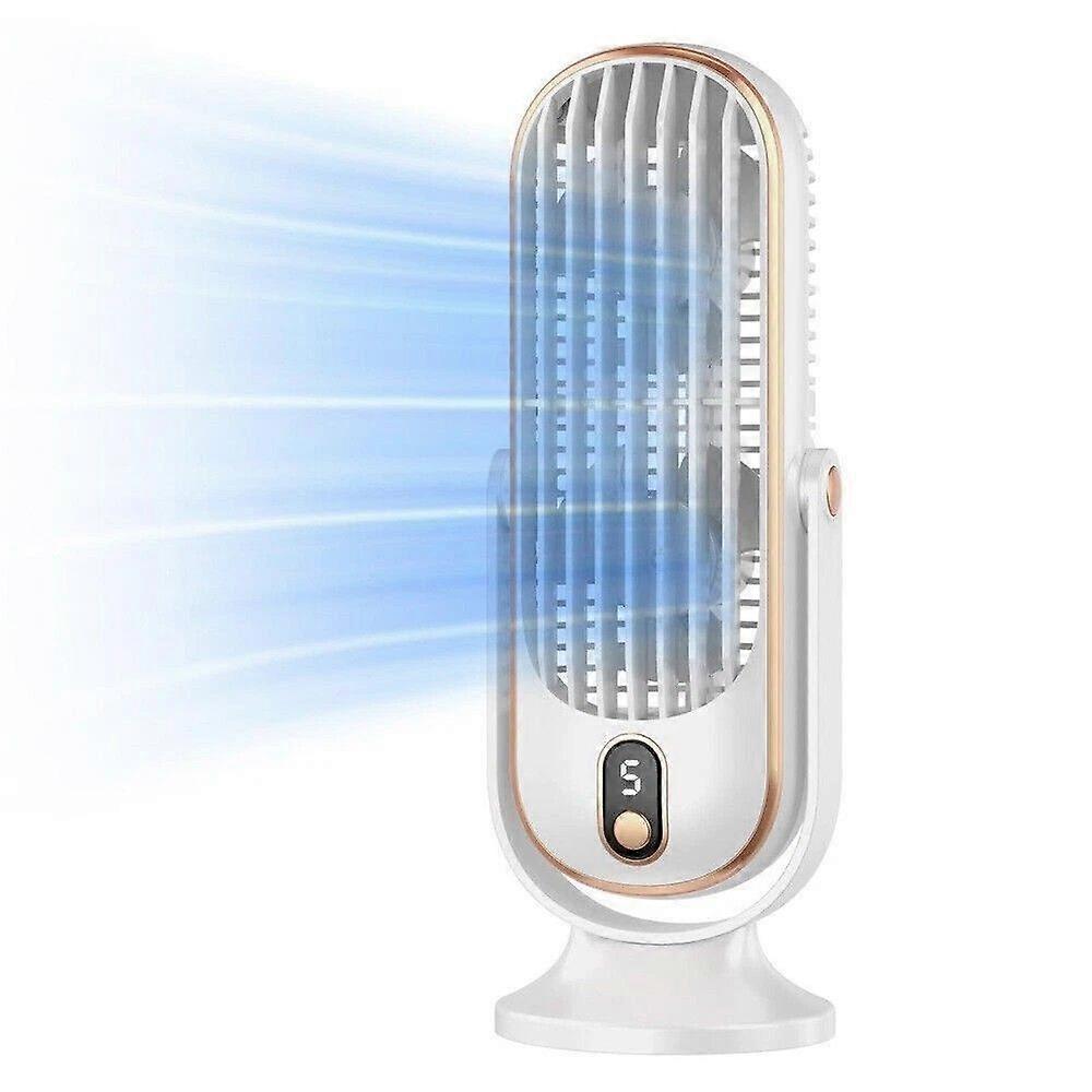 Mini-usb-tischventilator, Tragbarer Luftkühler Mit 5 Einstellbaren Geschwindigkeitsstufen, Leiser Motor Für Büro, Zuhause Und Schreibtisch