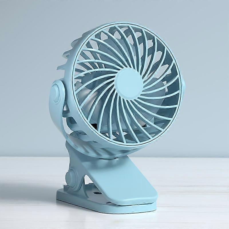 Tragbarer Mini-clip-ventilator, Leiser Tischventilator Mit 360° Verstellbarem Kopf Für Büro, Schlafzimmer Und Studentenwohnheim, Usb-betrieben